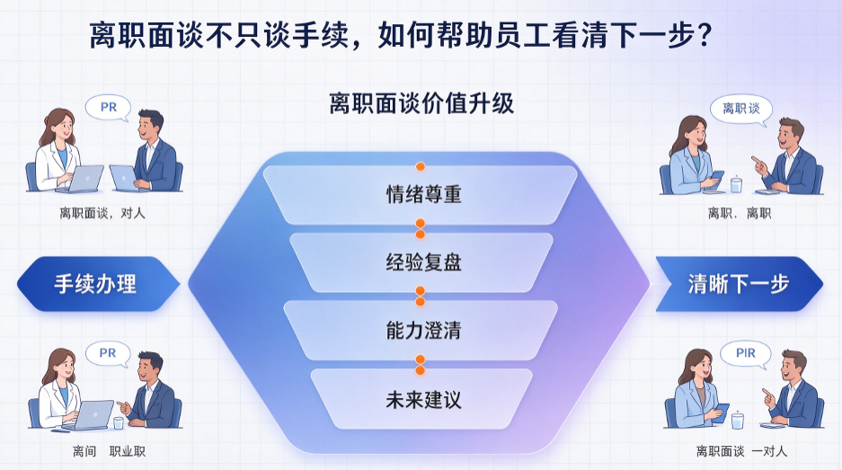 离职面谈不只谈手续，如何帮助员工看清下一步？(图1)