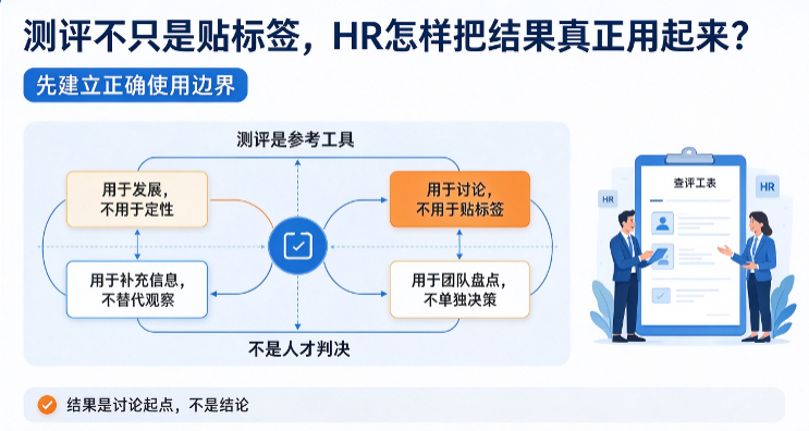 测评不只是贴标签,HR 怎样把结果真正用起来?(图1) 测评不只是贴标签,HR 怎样把结果真正用起来?(图1)