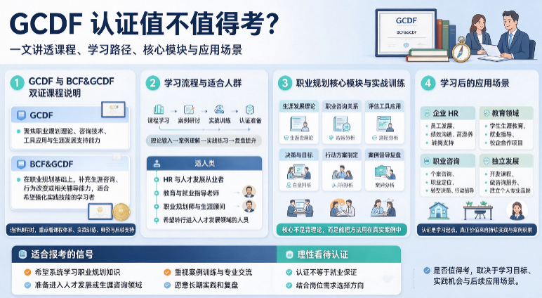 GCDF 认证值不值得考？一文给你讲透(图1)