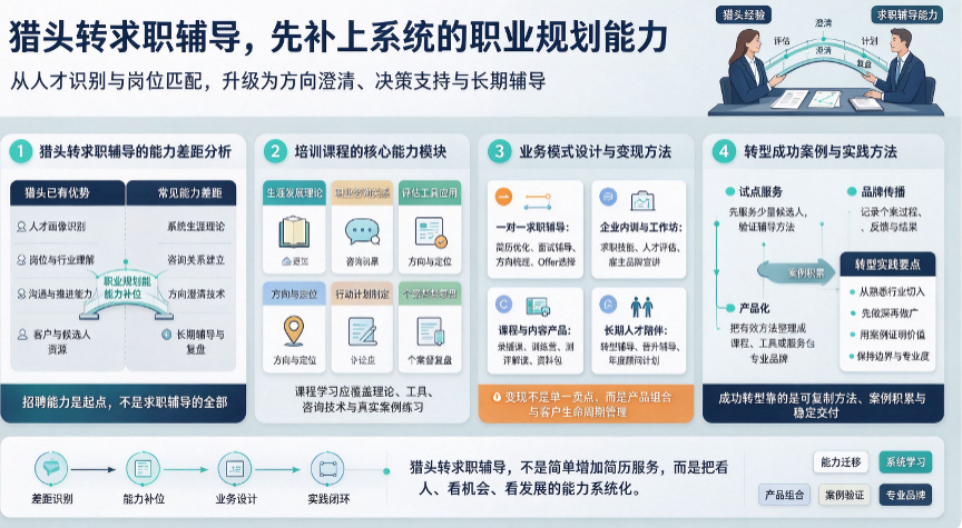 猎头转求职辅导，先补上系统的职业规划能力(图1)