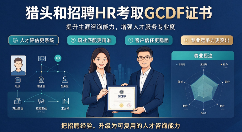 猎头和招聘 HR 考取 GCDF 证书,能解决哪些职场人才服务痛点?(图1) 猎头和招聘 HR 考取 GCDF 证书,能解决哪些职场人才服务痛点?(图1)
